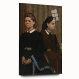 Impressionist Portrait Art - Degas' "The Bellelli Sisters" Print