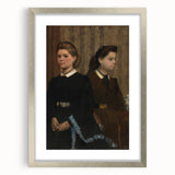 Impressionist Portrait Art - Degas' "The Bellelli Sisters" Print