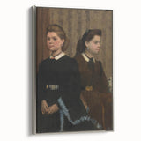 Impressionist Portrait Art - Degas' "The Bellelli Sisters" Print