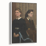 Impressionist Portrait Art - Degas' "The Bellelli Sisters" Print