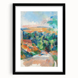 Impressionist Landscape Art - Cézanne's "The Bend in the Road" Print