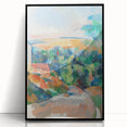 Impressionist Landscape Art - Cézanne's "The Bend in the Road" Print