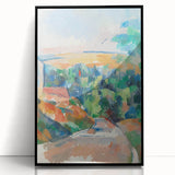 Impressionist Landscape Art - Cézanne's "The Bend in the Road" Print