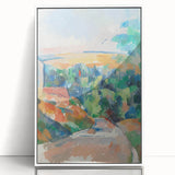 Impressionist Landscape Art - Cézanne's "The Bend in the Road" Print