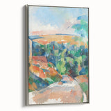 Impressionist Landscape Art - Cézanne's "The Bend in the Road" Print