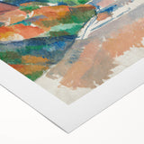 Impressionist Landscape Art - Cézanne's "The Bend in the Road" Print