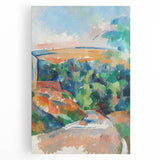Impressionist Landscape Art - Cézanne's "The Bend in the Road" Print