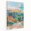 Impressionist Landscape Art - Cézanne's "The Bend in the Road" Print