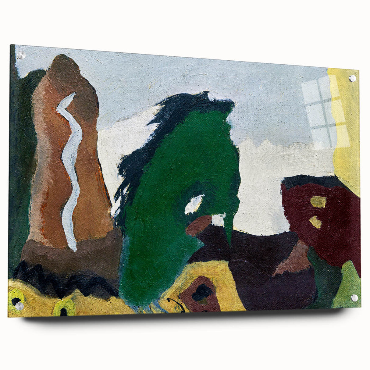 Foot of Lake" Abstract Modern Art - Contemporary Minimalist Decor