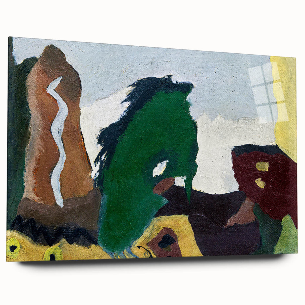Foot of Lake" Abstract Modern Art - Contemporary Minimalist Decor