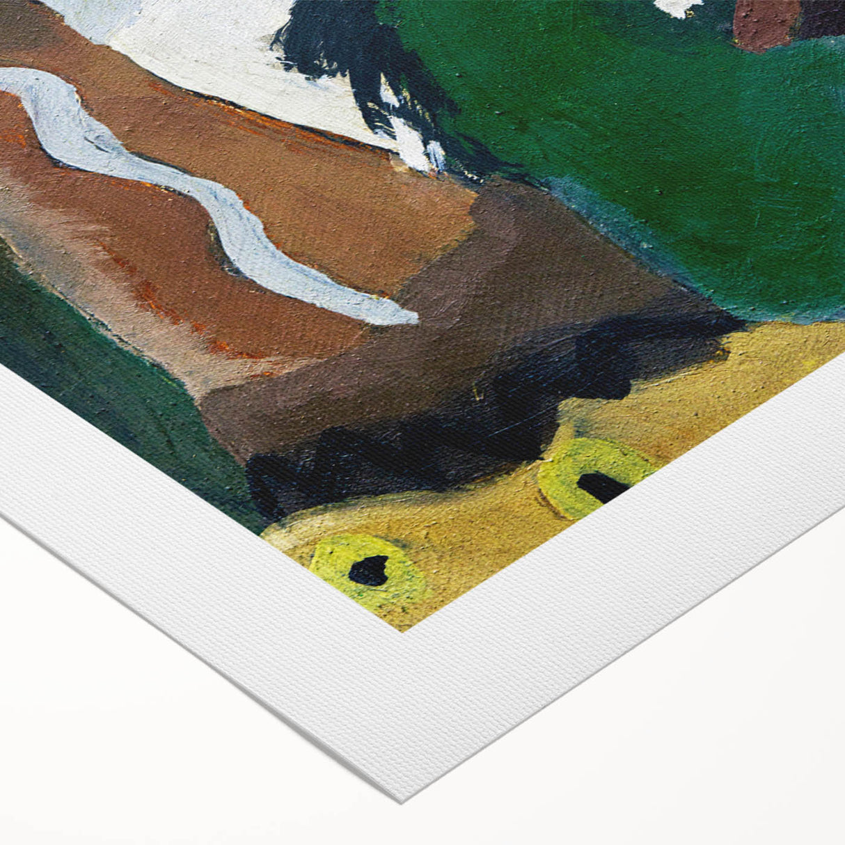 Foot of Lake" Abstract Modern Art - Contemporary Minimalist Decor