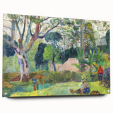 The Big Tree: Paul Gauguin's Vibrant Post-Impressionist Artwork