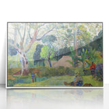 The Big Tree: Paul Gauguin's Vibrant Post-Impressionist Artwork