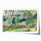 The Big Tree: Paul Gauguin's Vibrant Post-Impressionist Artwork
