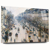 The Boulevard Montmartre: Pissarro's Impressionist Cityscape Art