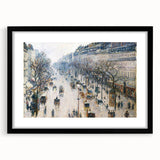 The Boulevard Montmartre: Pissarro's Impressionist Cityscape Art