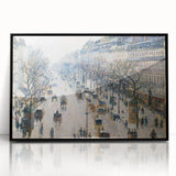 The Boulevard Montmartre: Pissarro's Impressionist Cityscape Art