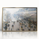 The Boulevard Montmartre: Pissarro's Impressionist Cityscape Art