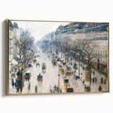The Boulevard Montmartre: Pissarro's Impressionist Cityscape Art