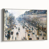 The Boulevard Montmartre: Pissarro's Impressionist Cityscape Art