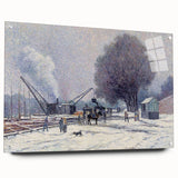 The Boulogne Embankment: Maximilien Luce's Winter Impressionist Art