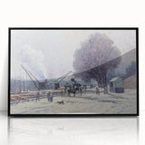 The Boulogne Embankment: Maximilien Luce's Winter Impressionist Art