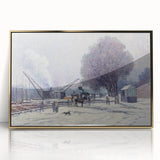 The Boulogne Embankment: Maximilien Luce's Winter Impressionist Art