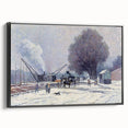 The Boulogne Embankment: Maximilien Luce's Winter Impressionist Art