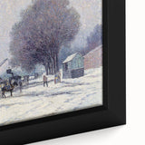 The Boulogne Embankment: Maximilien Luce's Winter Impressionist Art