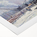 The Boulogne Embankment: Maximilien Luce's Winter Impressionist Art