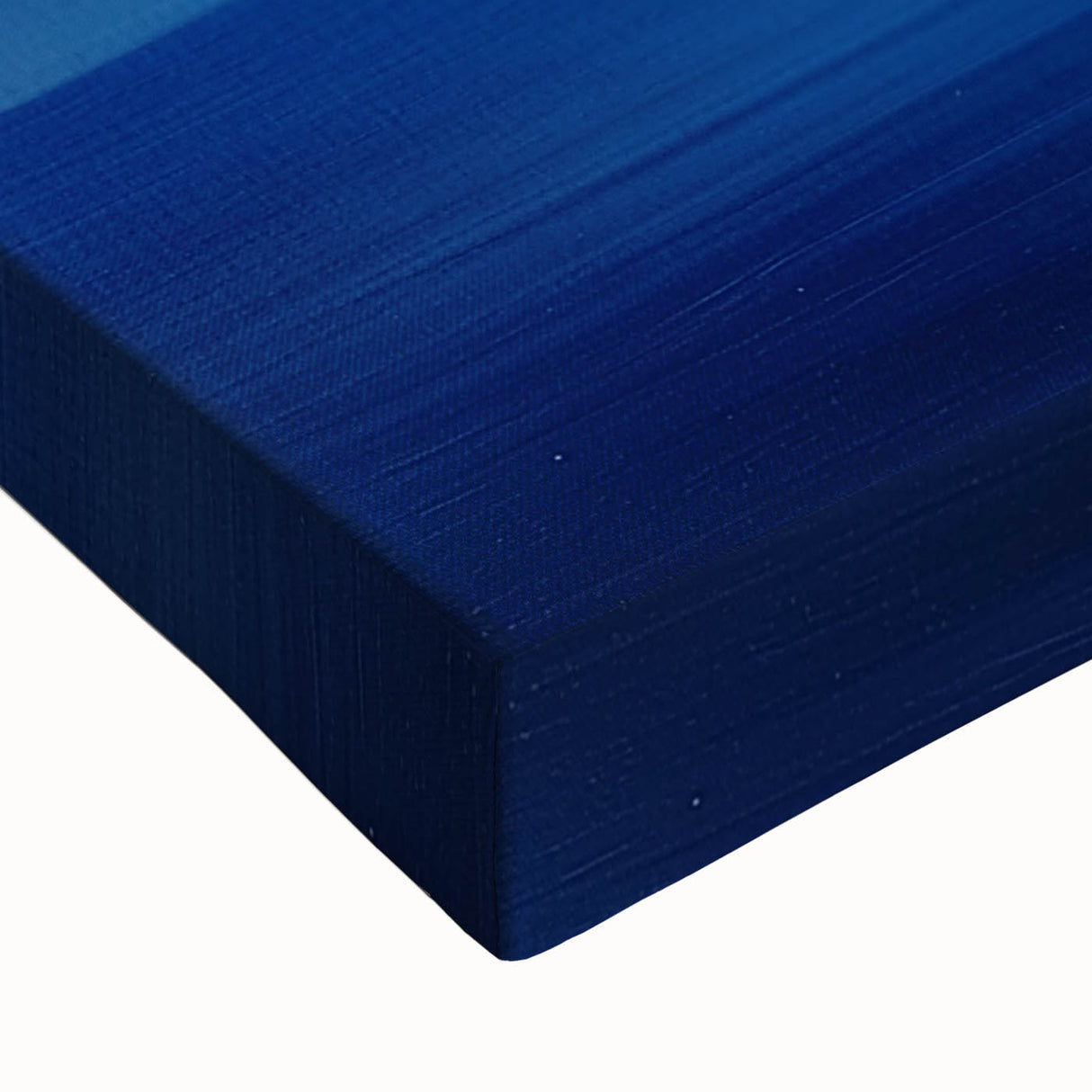 Geometric Blue Bedroom Wall Art – Modern Canvas Print