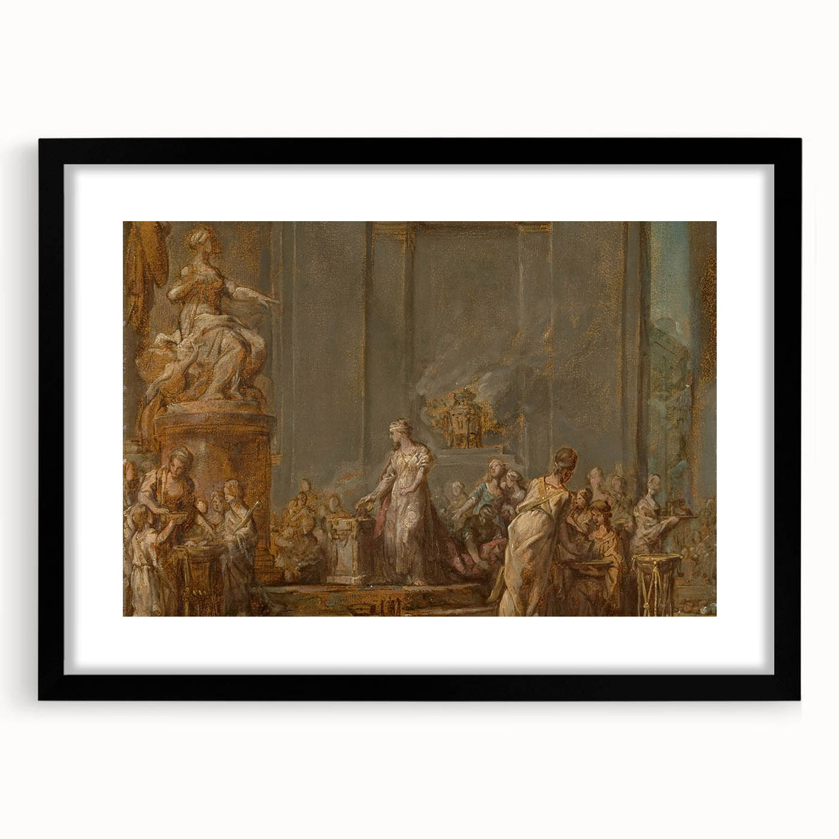 Baroque and Rococo Art - Elegant Antique Classic Art Print Décor