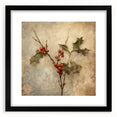 Holiday Decor Prints - Snowy Pine Tree Print Festive Canvas Art