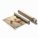 Holiday Decor Prints - Snowy Pine Tree Print Festive Canvas Art