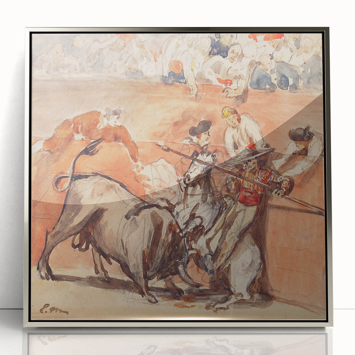 Édouard Manet's Bullfight - Dramatic Impressionist Bullfighting Scene