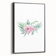 Pink Floral Girls Room Wall Art - Nursery & Kids Room Art Prints