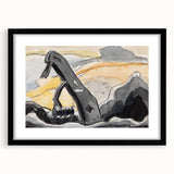Modern Wall Art Print - Steam Shovel by Arthur Dove - Industrial Decor