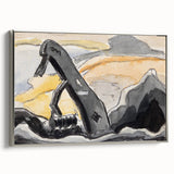 Modern Wall Art Print - Steam Shovel by Arthur Dove - Industrial Decor