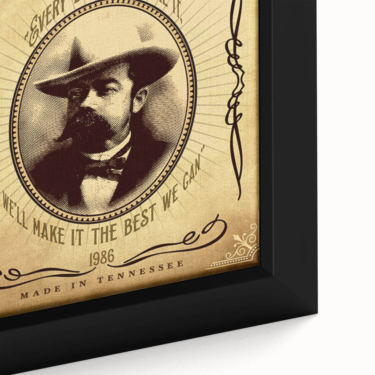 Retro Jack Daniel's Vintage Print – Classic Whiskey Wall Art