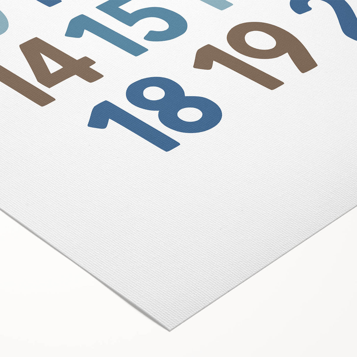 Counting Numbers Wall Art - Boys Room Wall Art Kids Wall Art Prints