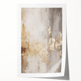 Extra large rolled print featuring a winter floral design in muted blue and white tones, ideal for dining room wall art.