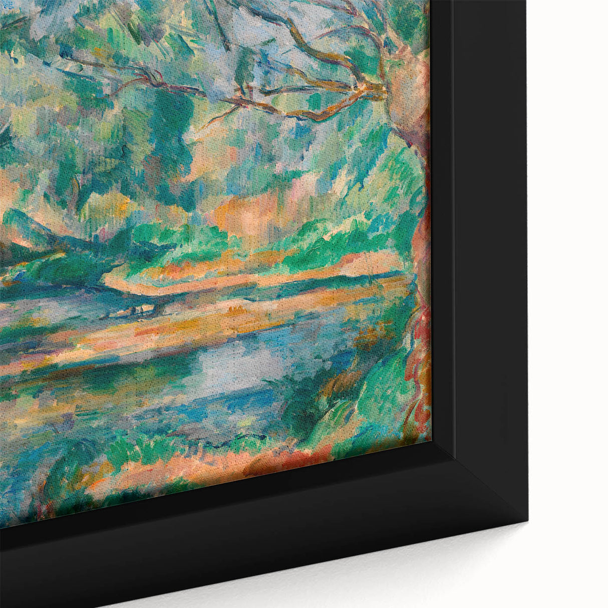 The Brook: Paul Cézanne's Impressionist Landscape Wall Art