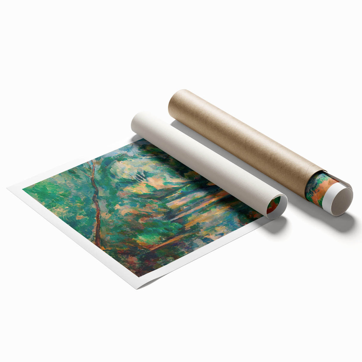 The Brook: Paul Cézanne's Impressionist Landscape Wall Art