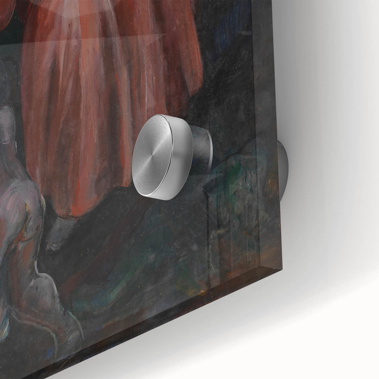 Modern Wall Art - Abstract Dante-Inspired Scene for Unique Decor
