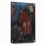 Modern Wall Art - Abstract Dante-Inspired Scene for Unique Decor