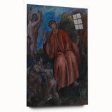 Modern Wall Art - Abstract Dante-Inspired Scene for Unique Decor