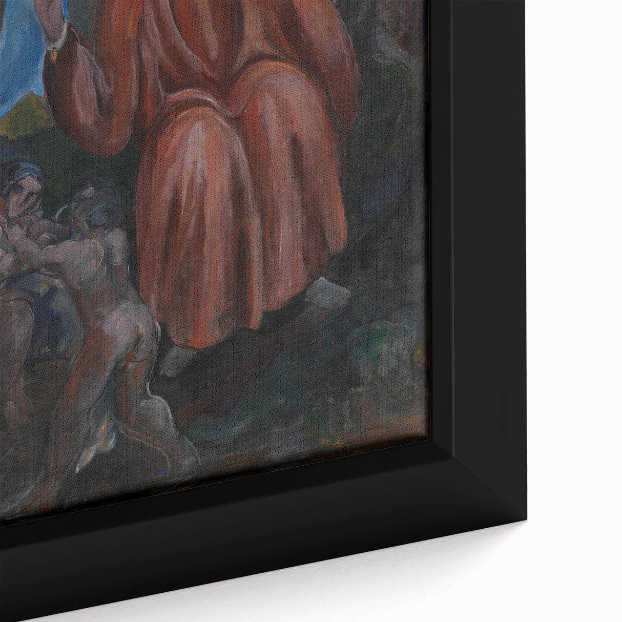 Modern Wall Art - Abstract Dante-Inspired Scene for Unique Decor