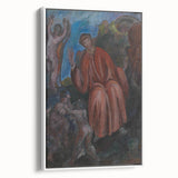 Modern Wall Art - Abstract Dante-Inspired Scene for Unique Decor