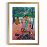 Impressionist Art Print - Gauguin's "The Call" Tropical Scene