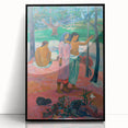 Impressionist Art Print - Gauguin's "The Call" Tropical Scene